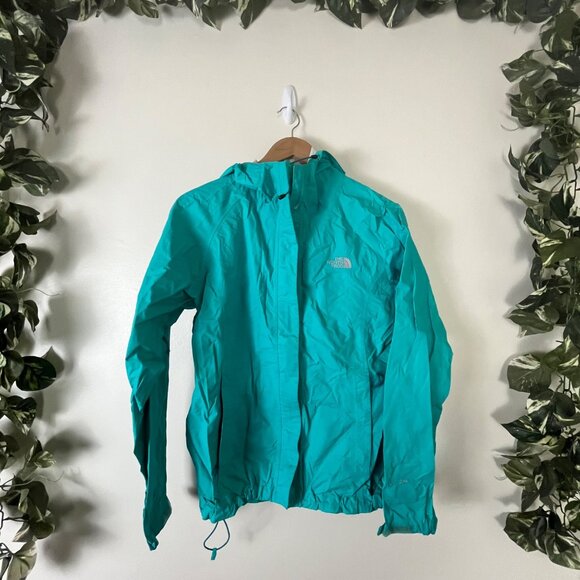The North Face Hyvent Full Zip Windbreaker Jacket Teal Women’s Size S - Picture 1 of 12